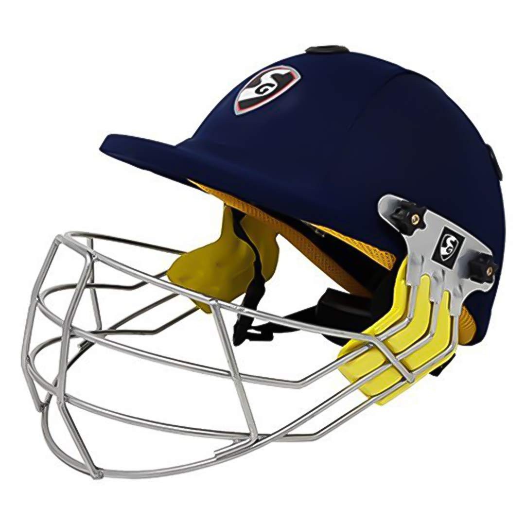 SG Allroundhelm Smartech Cricket-Helm Für Männer & Jungen (Packungsinhalt: 1 Cricket-Helm, schützend, stoßfest und schweißabsorbierend), entwickelt für ultimativen Schutz und Komfort