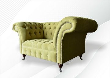 JVmoebel Chesterfield-Sessel, Chesterfield Sofa Couch Polster Garnitur 1,5 Sitzer Sofas Klassisch