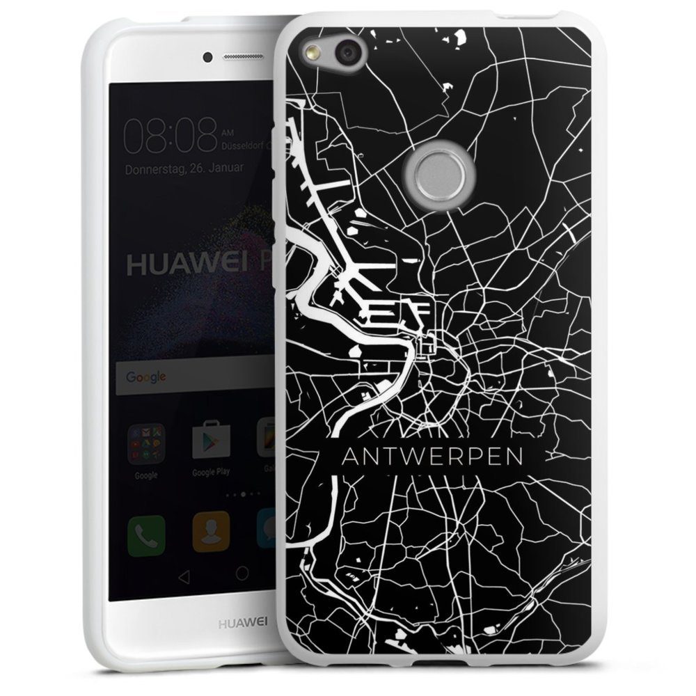 DeinDesign Handyhülle Antwerpen Map, Hülle Belgien Landkarte Stadt