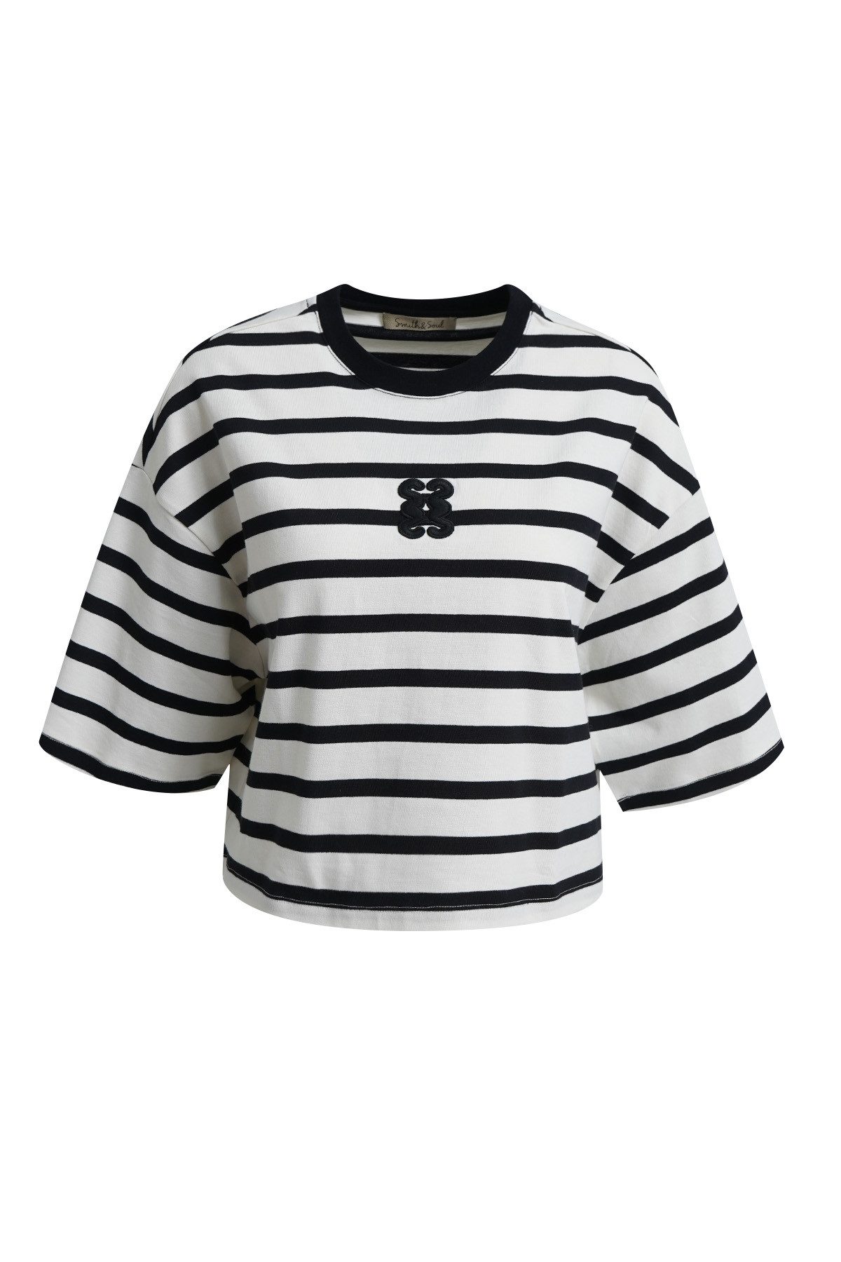 Smith & Soul Kurzarmshirt CROPPED TEE STR