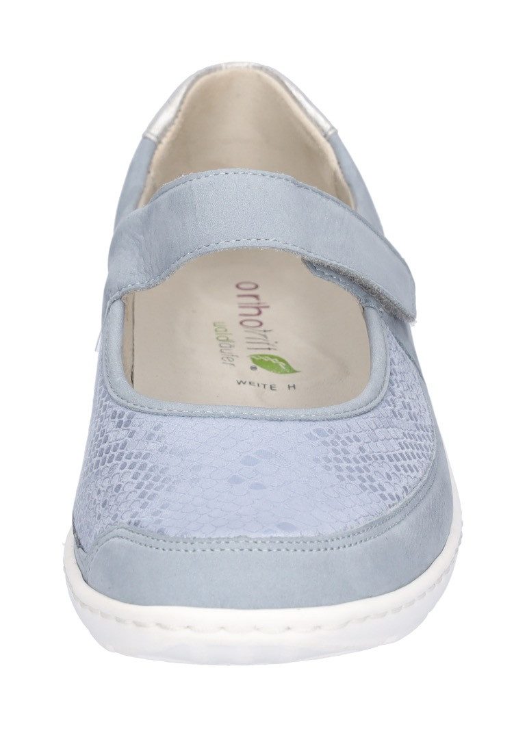 Waldläufer HENNI Riemchenballerina, Halbschuh, Komfortschuh, Klettschuh in Weite H (sehr weit)