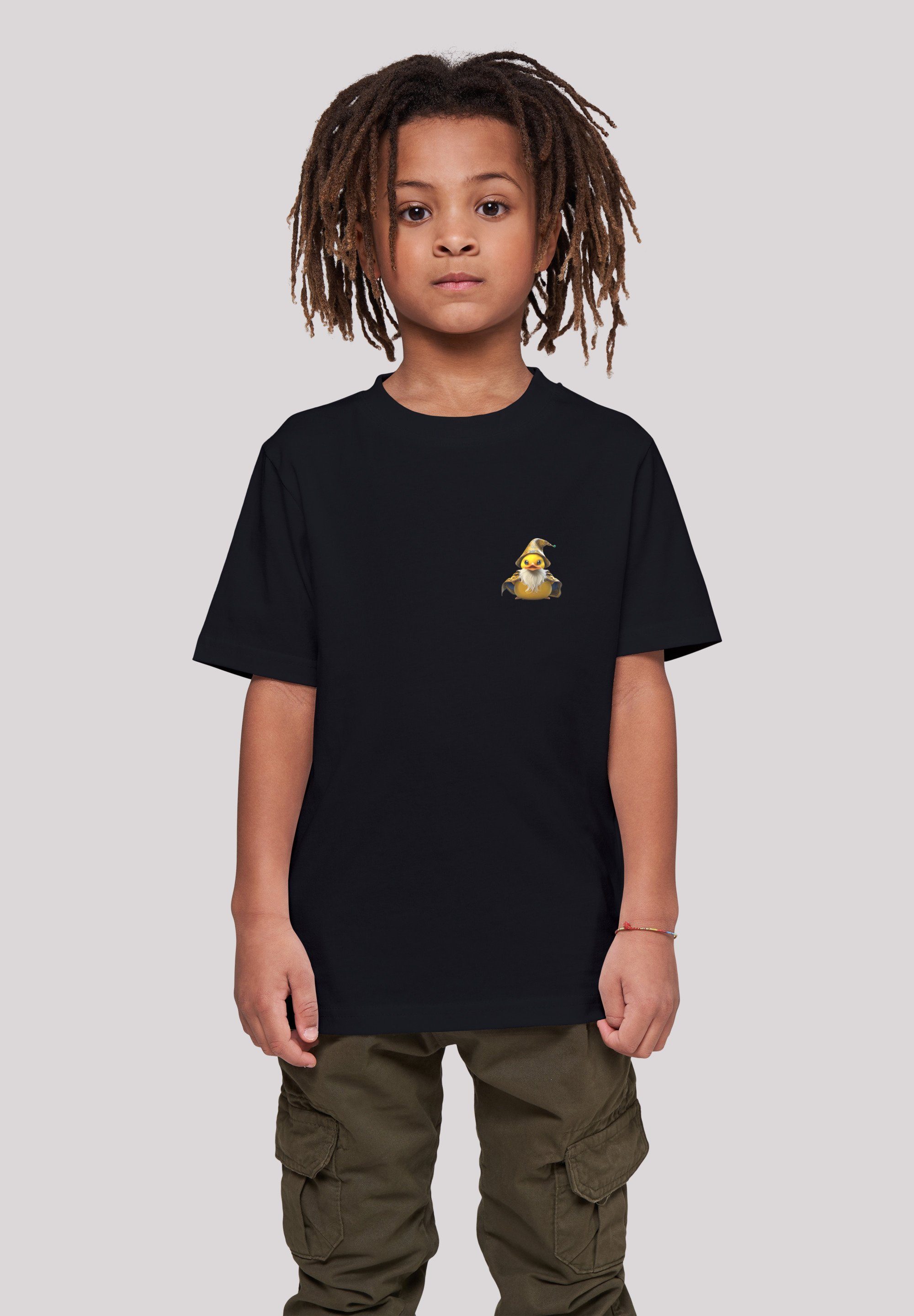 F4NT4STIC T-Shirt Rubber Duck Wizard TEE UNISEX Print schwarz