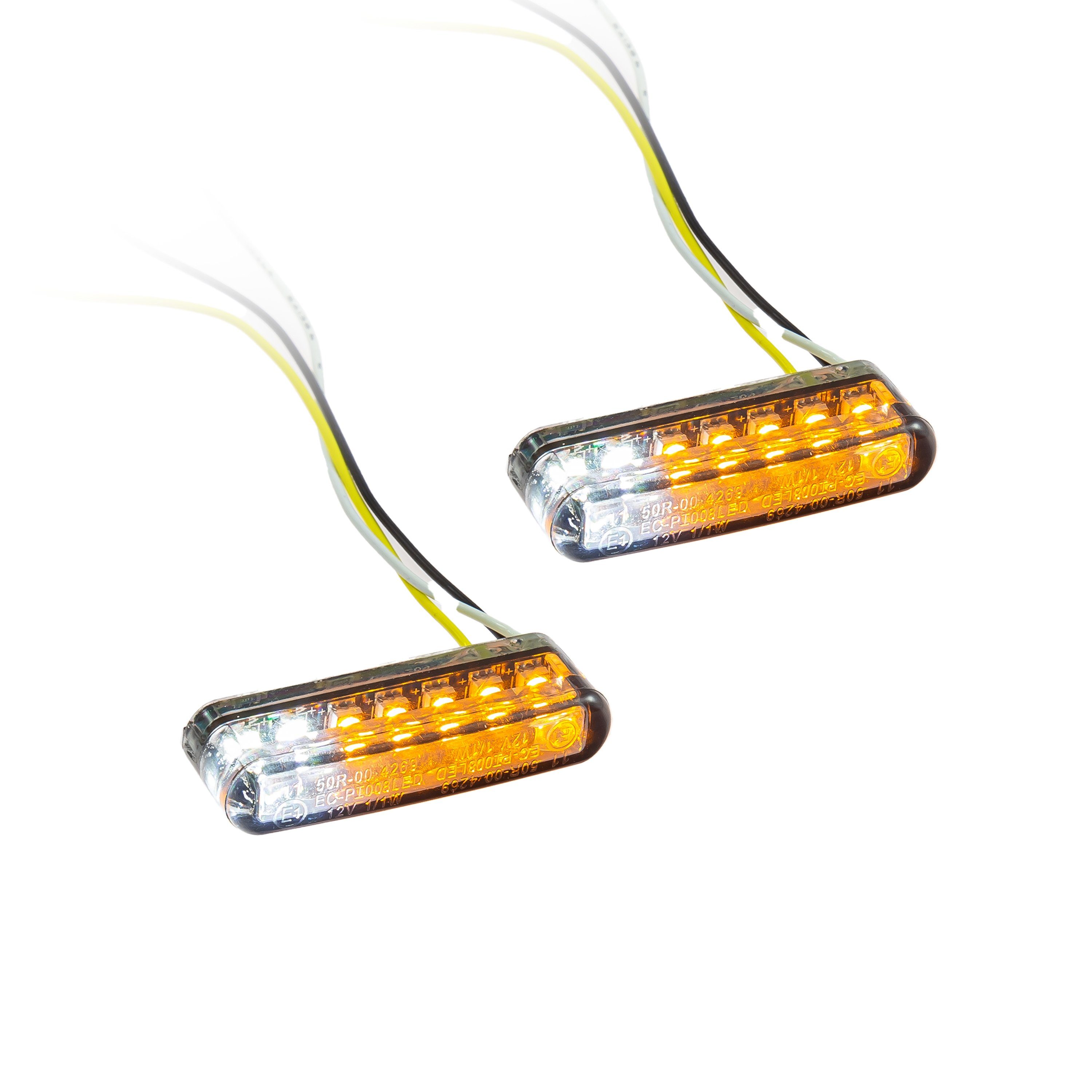 ZIEGER Blinker Einbaublinker / Positionslicht Streak getönt Paar