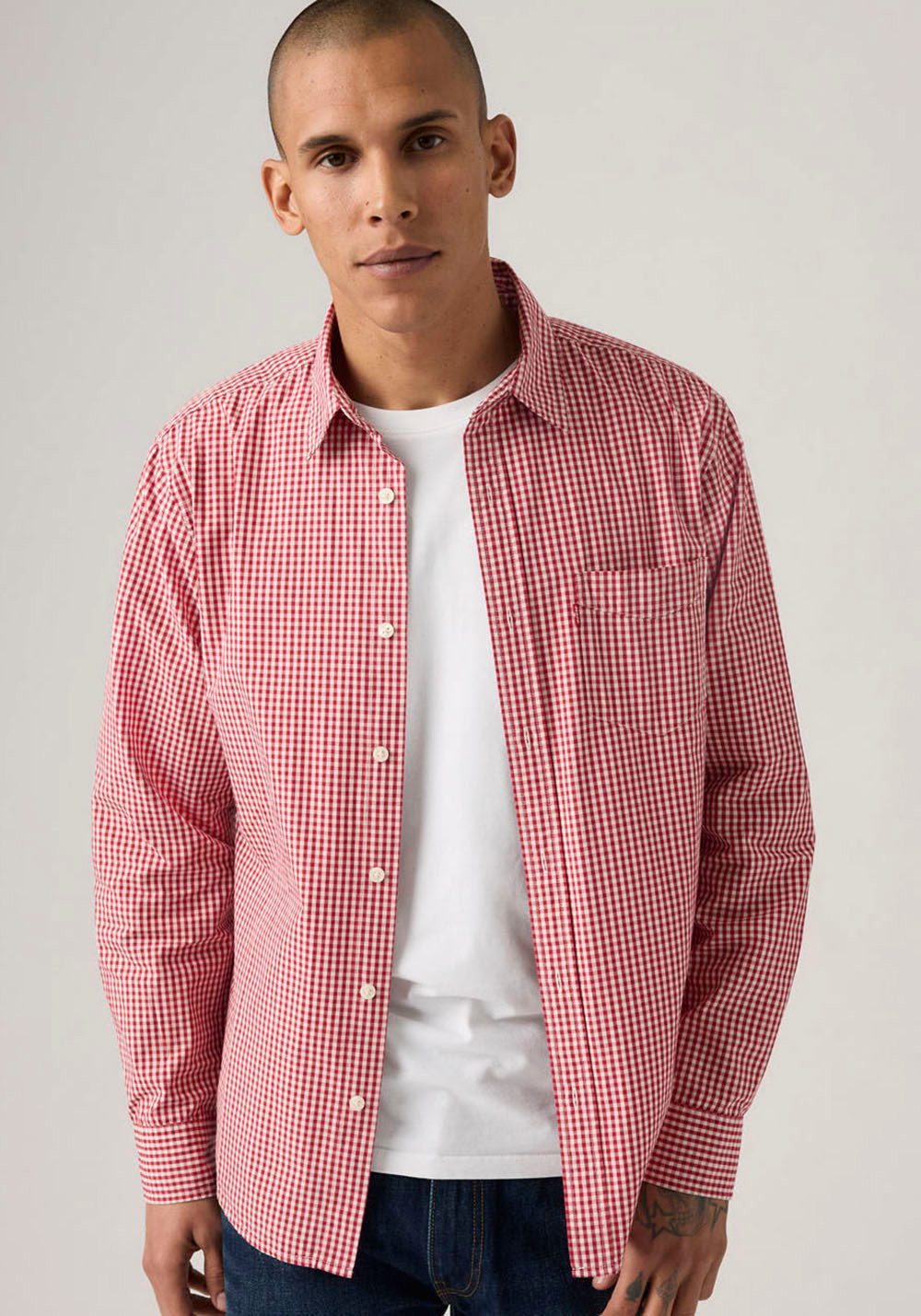 Levi's® Karohemd SUNSET 1 POCKET STAND mit Brusttasche