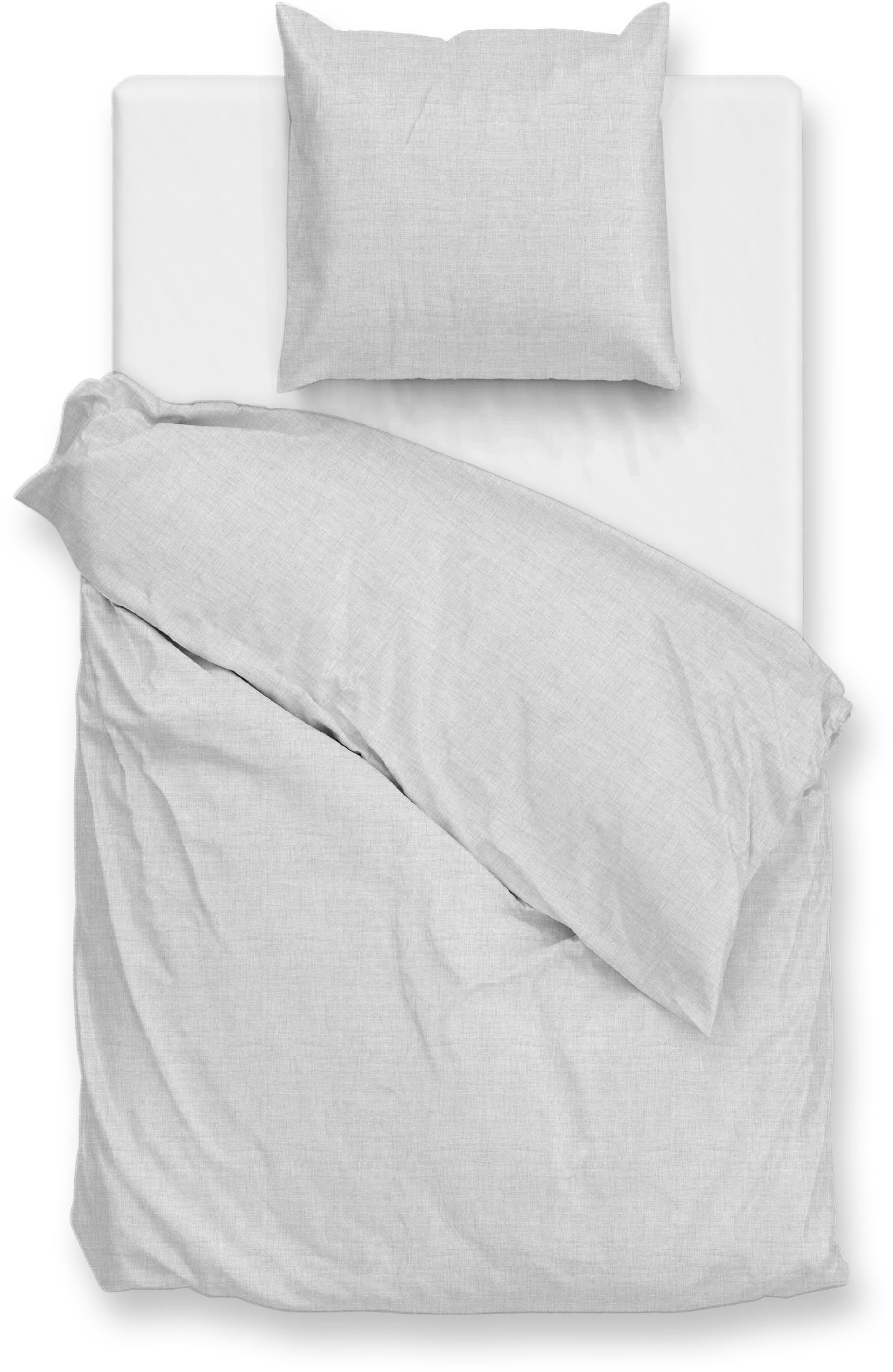 ZO HOME Bettwäsche Flanella-di-Lino, Flanell, 2 teilig, Bettwäsche aus 100% Baumwolle, hochwertiges Flanell