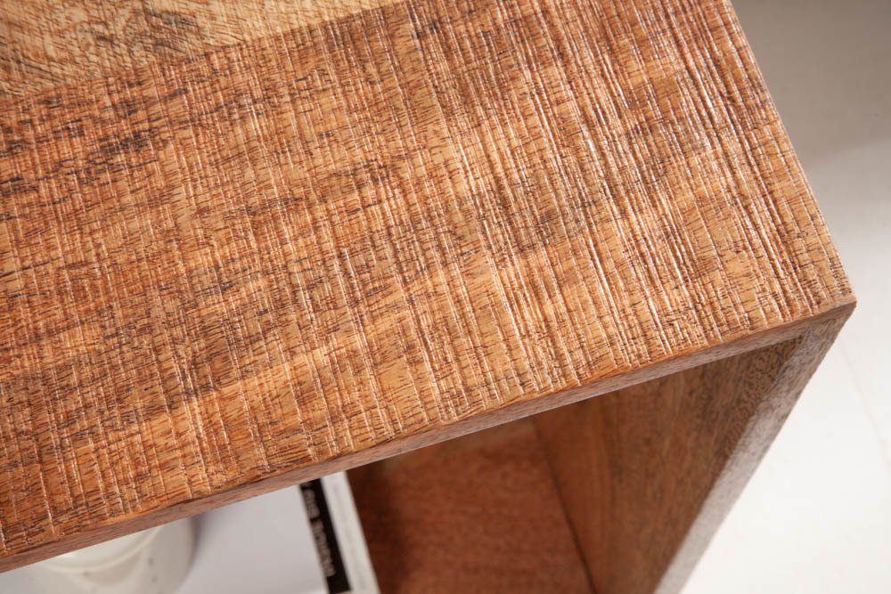 riess-ambiente Beistelltisch MAKASSAR 45cm natur (Einzelartikel, 1-St), Wohnzimmer · Mango-Massivholz · lackiert · handmade · Regal – Bild 4 von 5