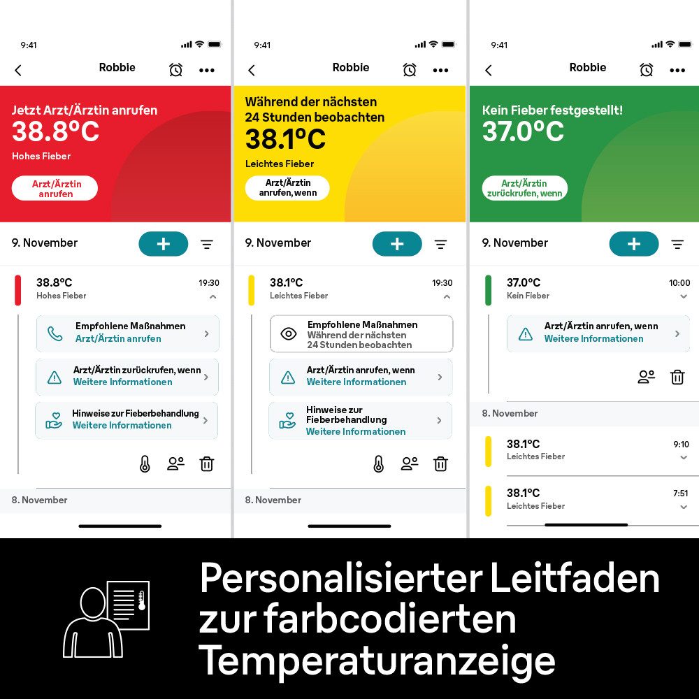 Braun Fieberthermometer ThermoScan® 7+ connect Ohrthermometer IRT6575NWE, Für alle Altersgruppen geeignet, einschließlich Neugeborene, Bluetooth – Bild 4 von 5