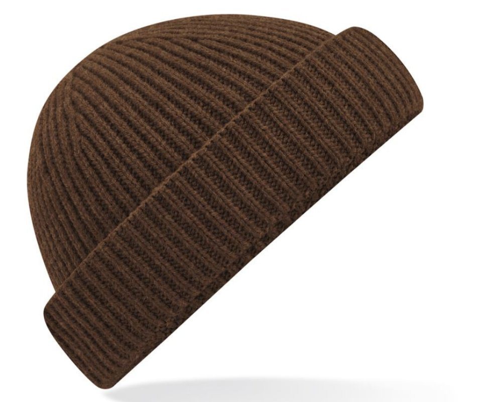 Beechfield® Strickmütze Fischermütze Herren Strick Mütze Beanie Seemannsmütze Kurz Harbour