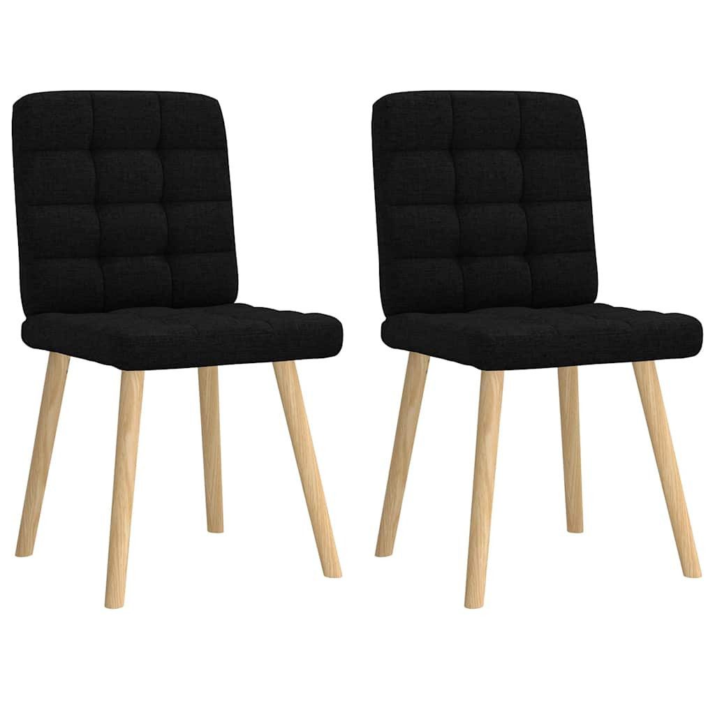 vidaXL Esszimmerstuhl Esszimmerstühle 2 Stk. Schwarz günstig online kaufen