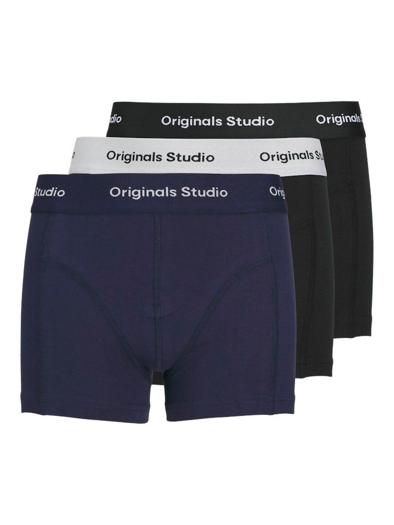 Jack & Jones Junior Boxer JACVESTERBRO SOLID TRUNKS 3 PAC (Spar-Set, 3-St., 3-teilig) mit Logo-Elastikbund