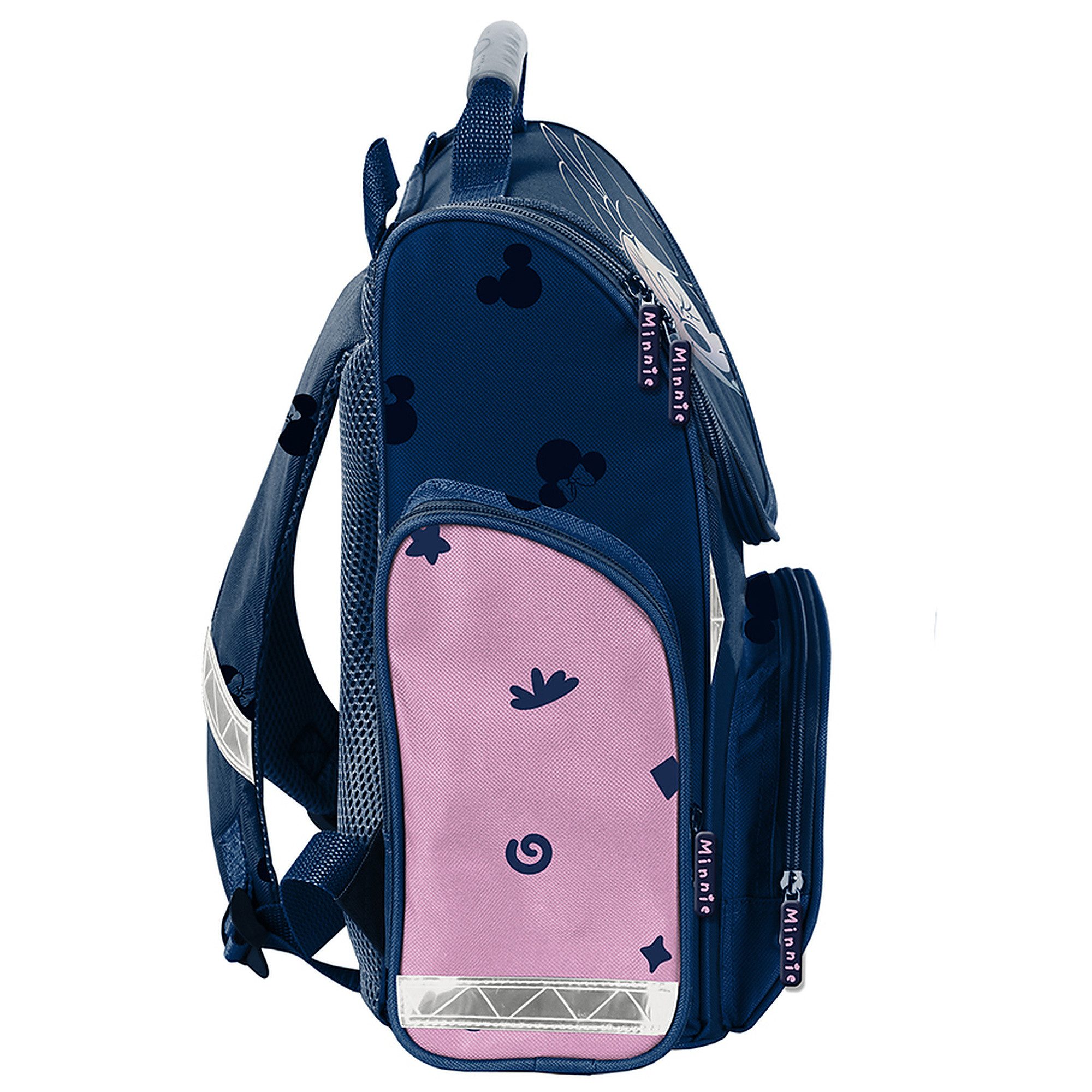 PASO Schulrucksack Mega-Set Disney Minnie Mouse Schulset 6-tlg (Rucksack + Turnbeutel + Federmäppchen + Lunchbox + Trinkflasche + Sporttasche, 6-tlg)