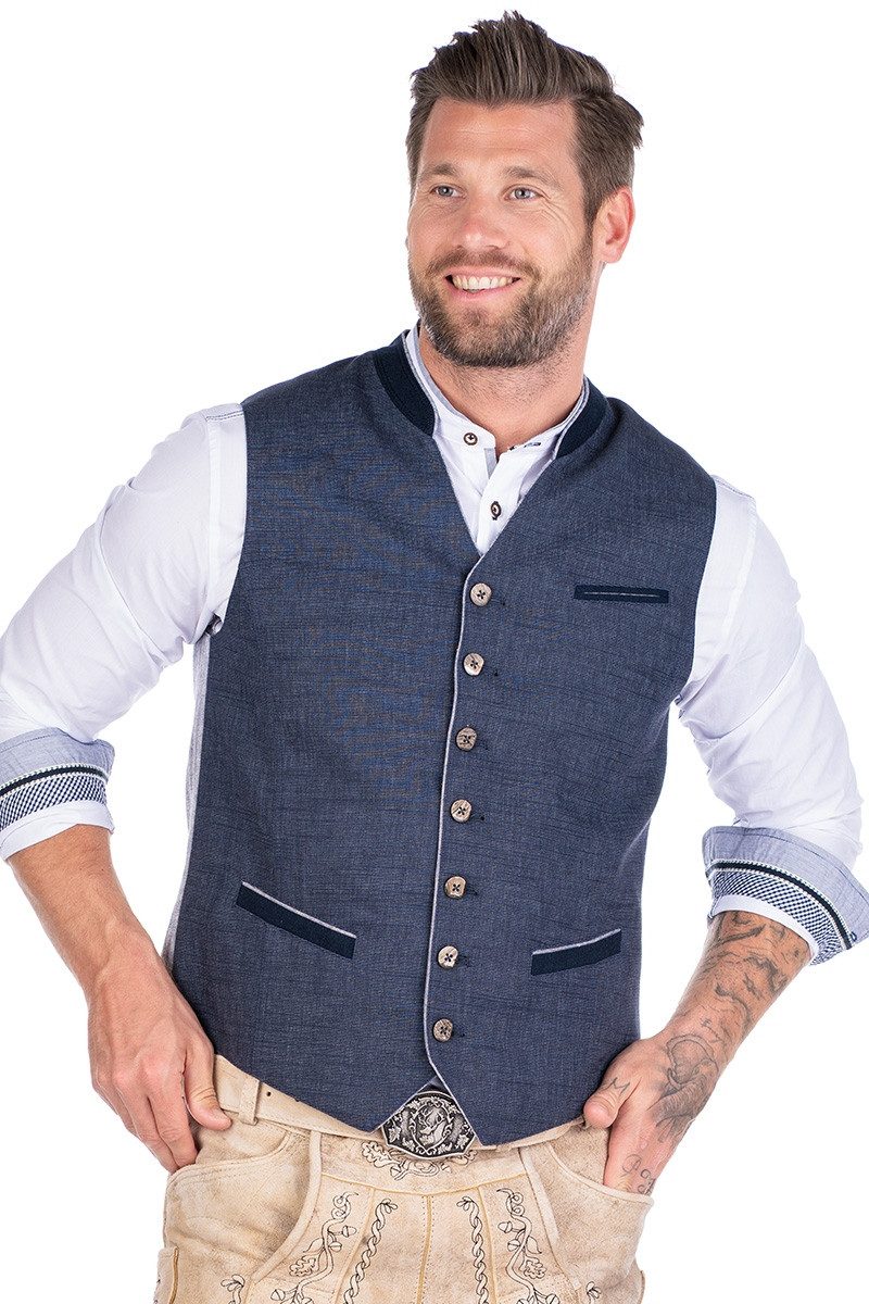 Spieth & Wensky Trachtenweste Trachtenweste - GERNSBACH - dunkelblau günstig online kaufen