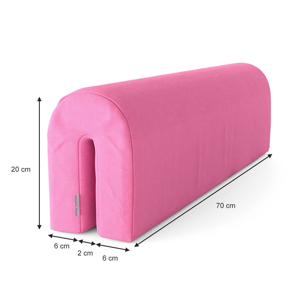 VitaliSpa® Bettumrandung, Rosa, 70 x 20 cm, Höhe 20 mm, (1-tlg)