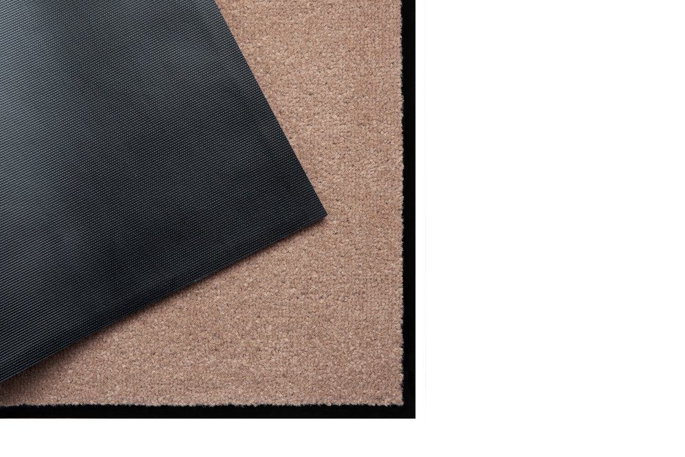 riess-ambiente, mm, · · Fußabtreter rechteckig, CLEAN · strapazierfähig Schmutzfangmatte 10 Fußmatte Modern beige, Design 60x40cm Höhe: