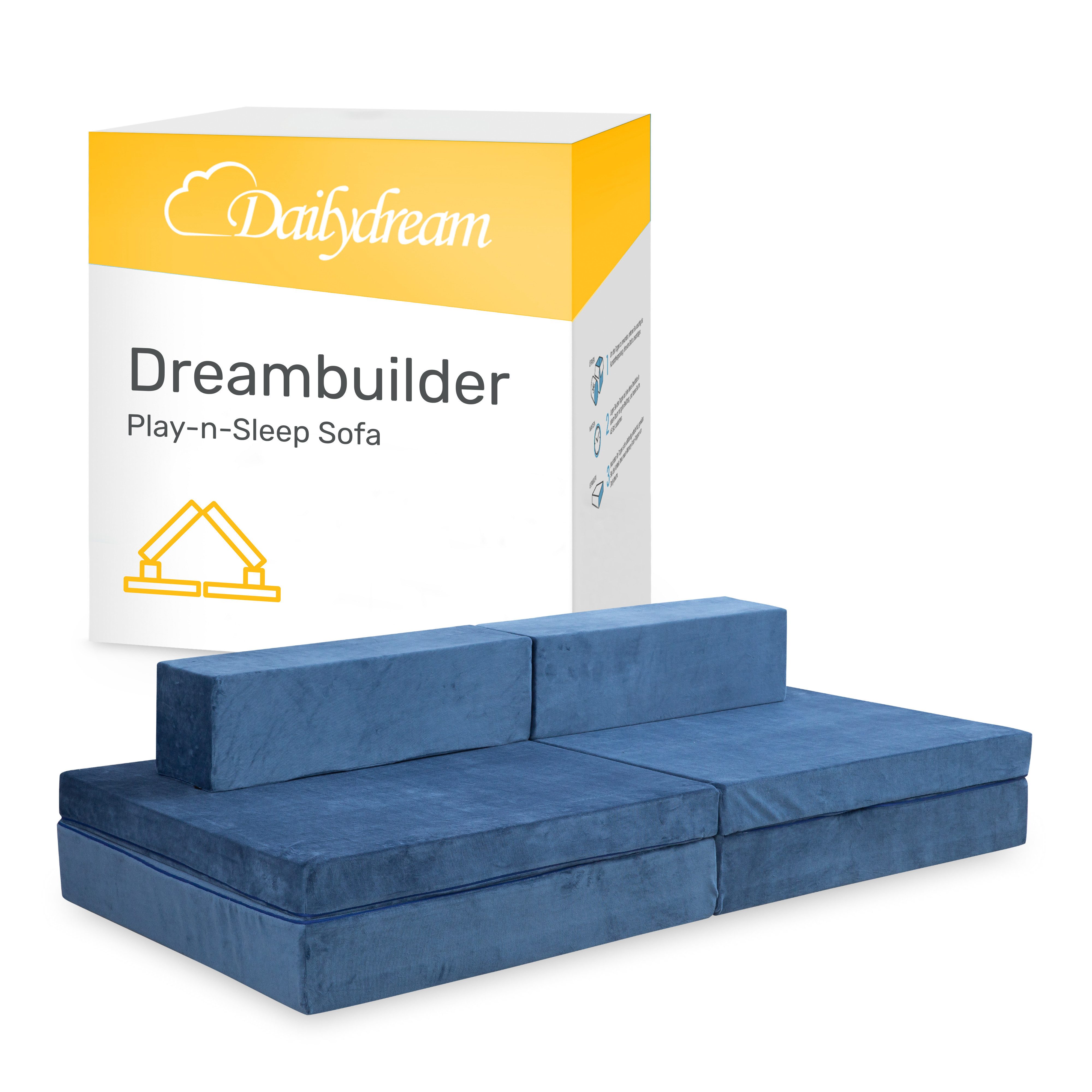 Dailydream Kindersofa Dailydream Dreambuilder Play-n-Sleep Spielsofa für Kinder