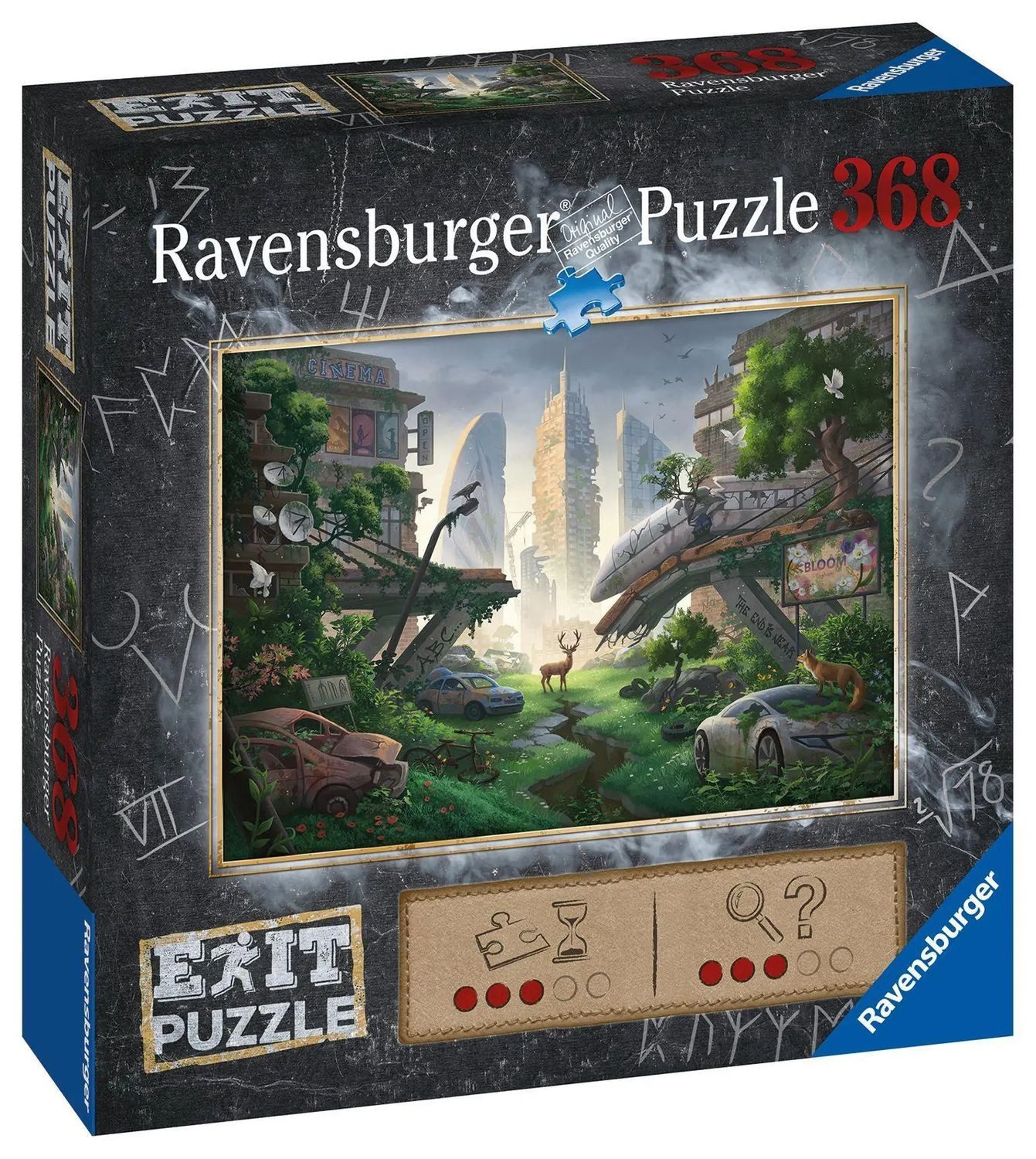 Ravensburger Puzzle Ravensburger Exit Puzzle - Apokalyptische Stadt - 368 Teile, 368 Puzzleteile