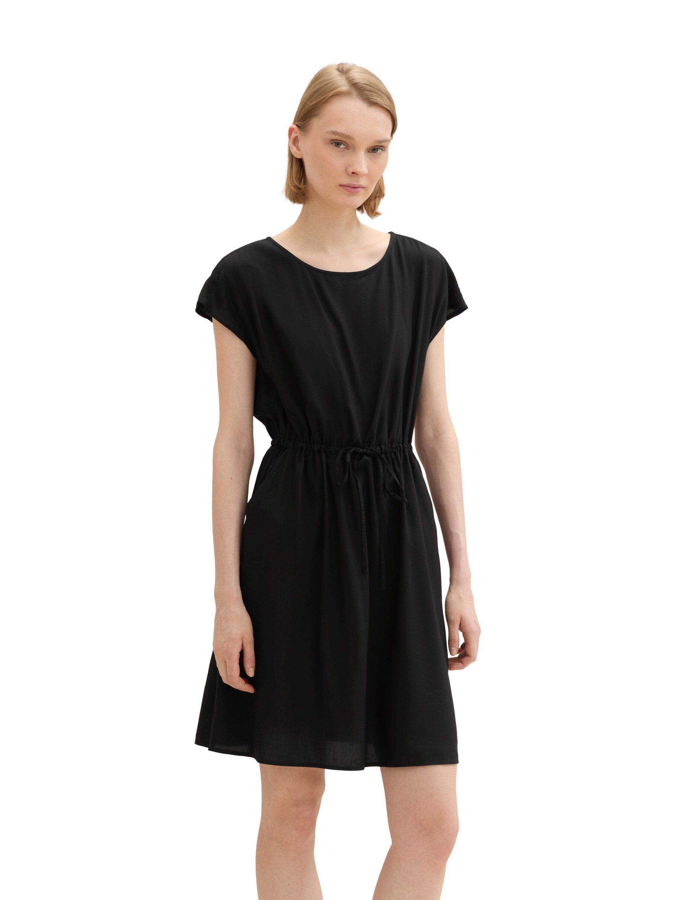 TOM TAILOR Denim Druckkleid im Midi-Look günstig online kaufen