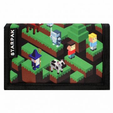 Sarcia.eu Schulrucksack Pixel Game Kindergarten-Set für Jungen: Rucksack + Geldbörse