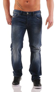 Diesel Gerade Jeans Diesel Herren Jeans Larkee Regular Straight Dezenter Used-Look