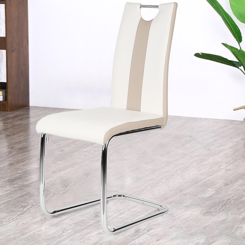 JEOBEST Esszimmerstuhl Freischwinger Küchenstühle Esszimmerstühle mit günstig online kaufen