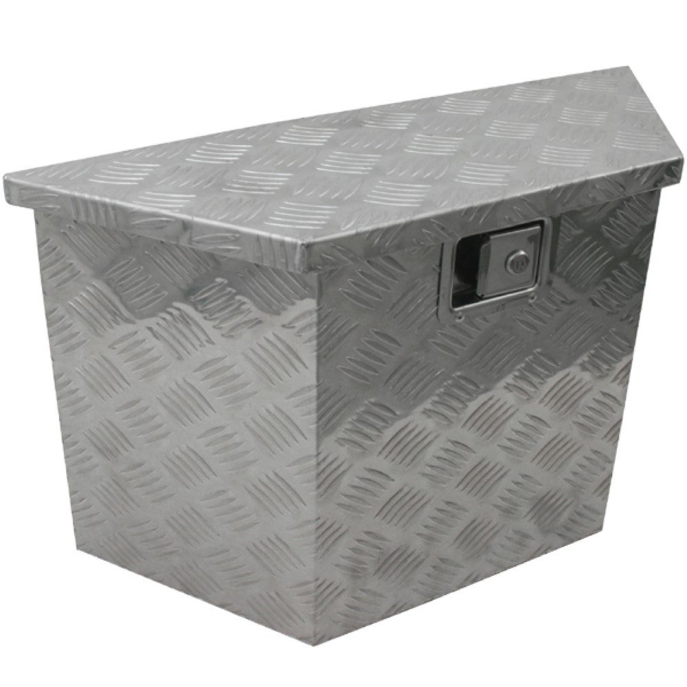 Anhänger-Deichselbox Deichselbox Staukiste V Deichsel Riffelblech PKW Anhänger Wohnwagen