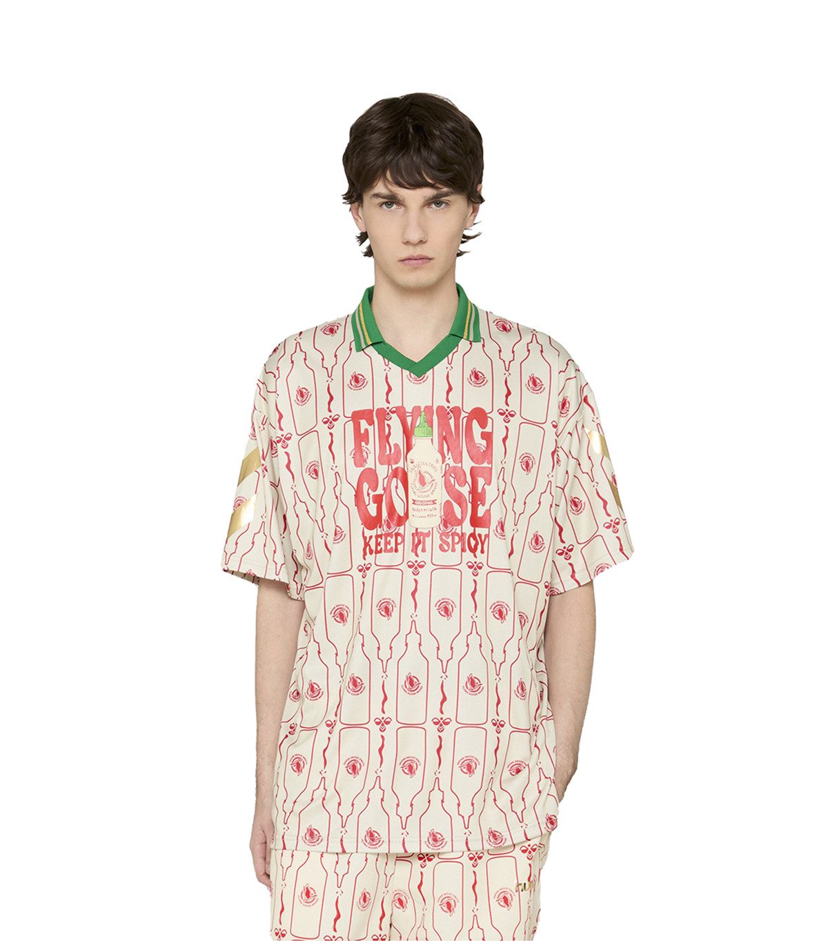 hummel T-Shirt Loose (kein Set) Allover-Print