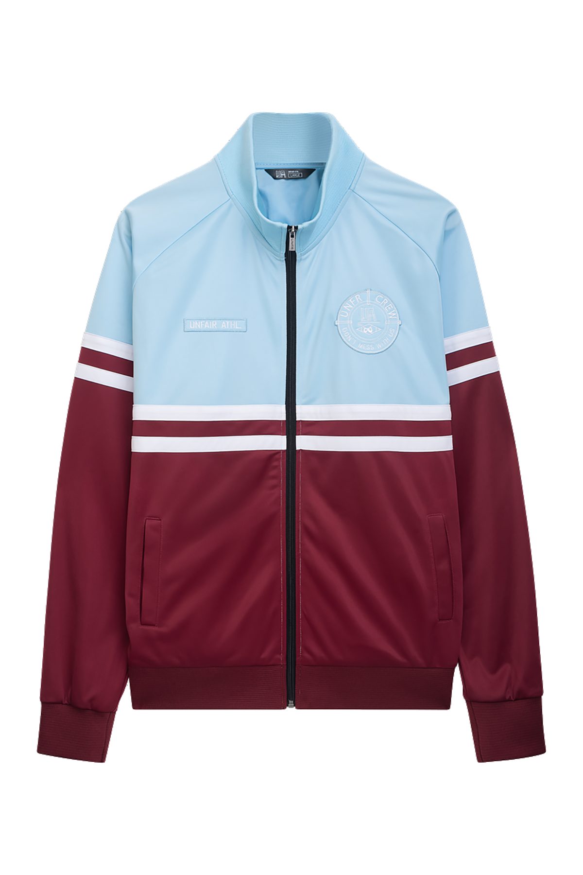 Unfair Athletics Trainingsjacke Tracktop (kein Set) Ton in Ton Rubber Print am Nacken