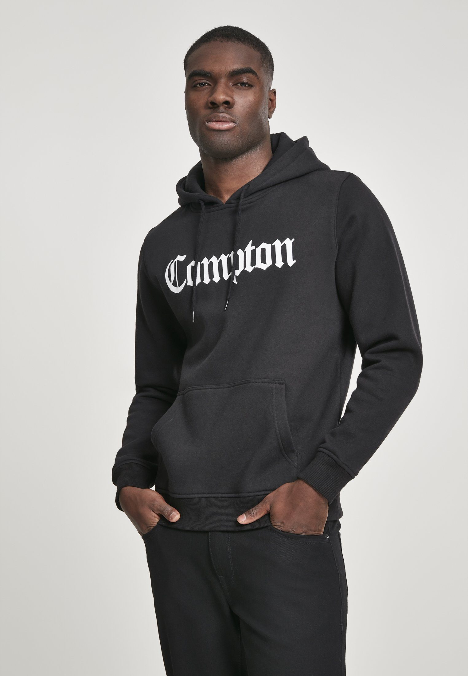 black Herren Compton Sweater (1-tlg) MisterTee Hoody