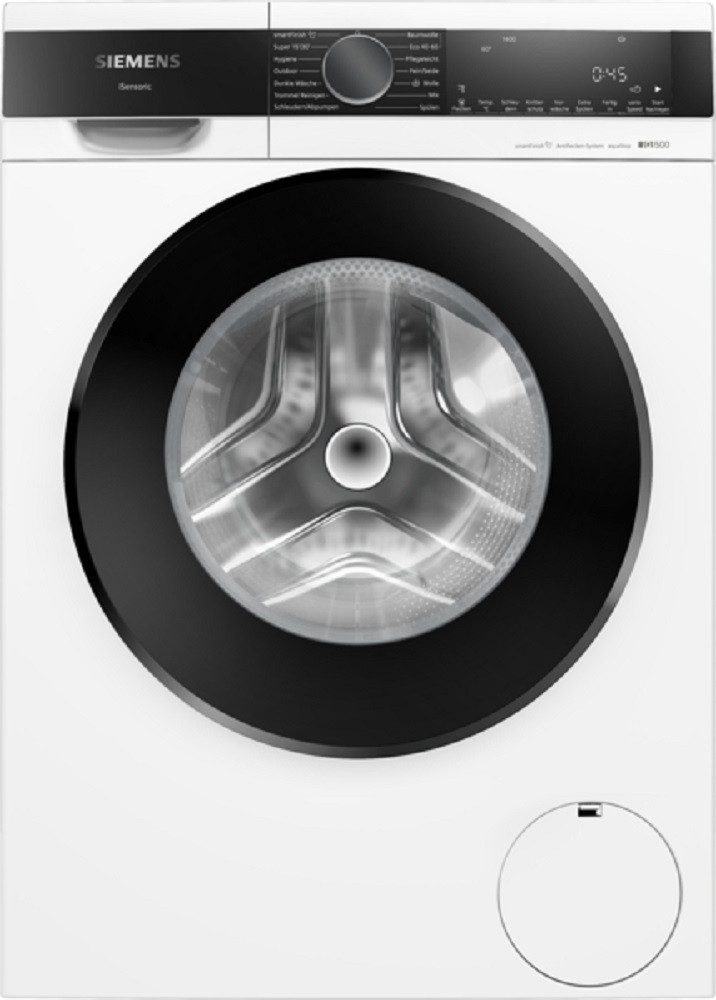 SIEMENS Waschmaschine iQ500 WG34G2Z71, 8 kg, 1400 U/min, Schaumerkennung, Trommelreinigung, varioSpeed