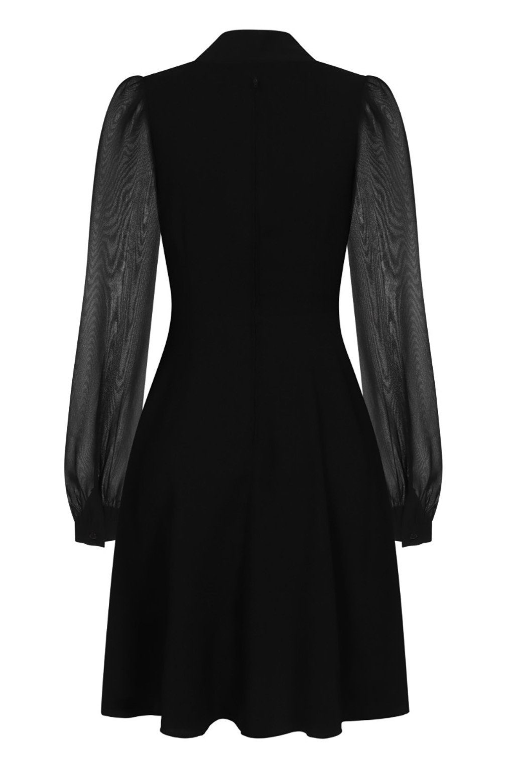 Hell Bunny A-Linien-Kleid Darcia Mid Dress Vintage Gothic Chiffon günstig online kaufen