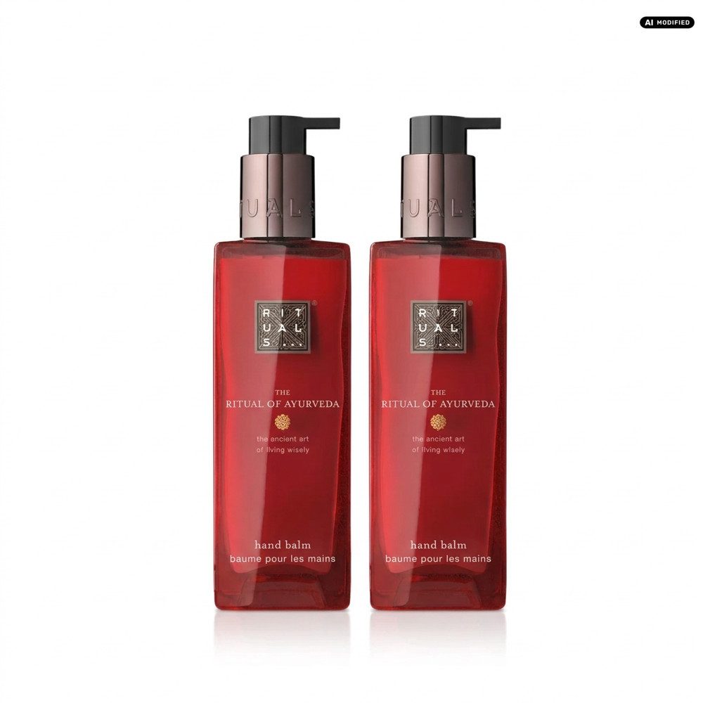 Rituals Handbalsam Rituals The Ritual of Ayurveda Hand Balm 2er Set, 1-tlg., Handbalsam Value Pack mit Rose und Süßmandelöl