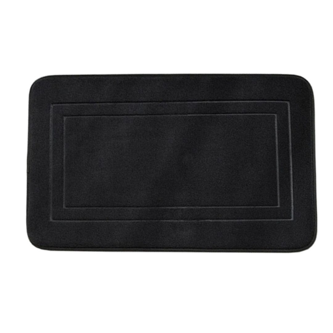 LIVINA HOME Badematte Badteppich rutschfeste Badematten, Memory Foam, Schaum Badteppich, Memory Schaum, rutschhemmend beschichtet, Steinoptik, trockene und schimmelresistente Badedecke, Memory Schaum, schnell trocknend, fußbodenheizungsgeeignet, wasserabsorbierend, rechteckig, Duschvorleger