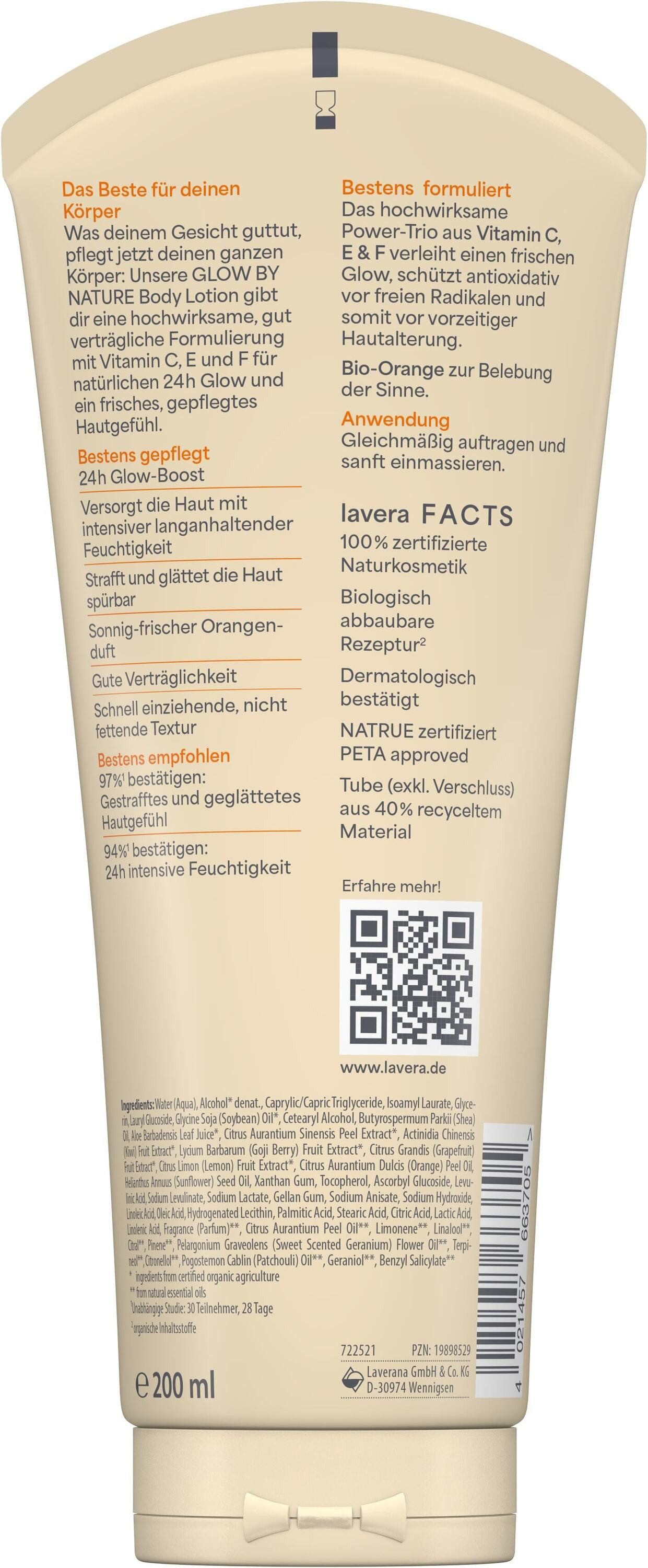 lavera Körperlotion Glow by Nature Body Lotion