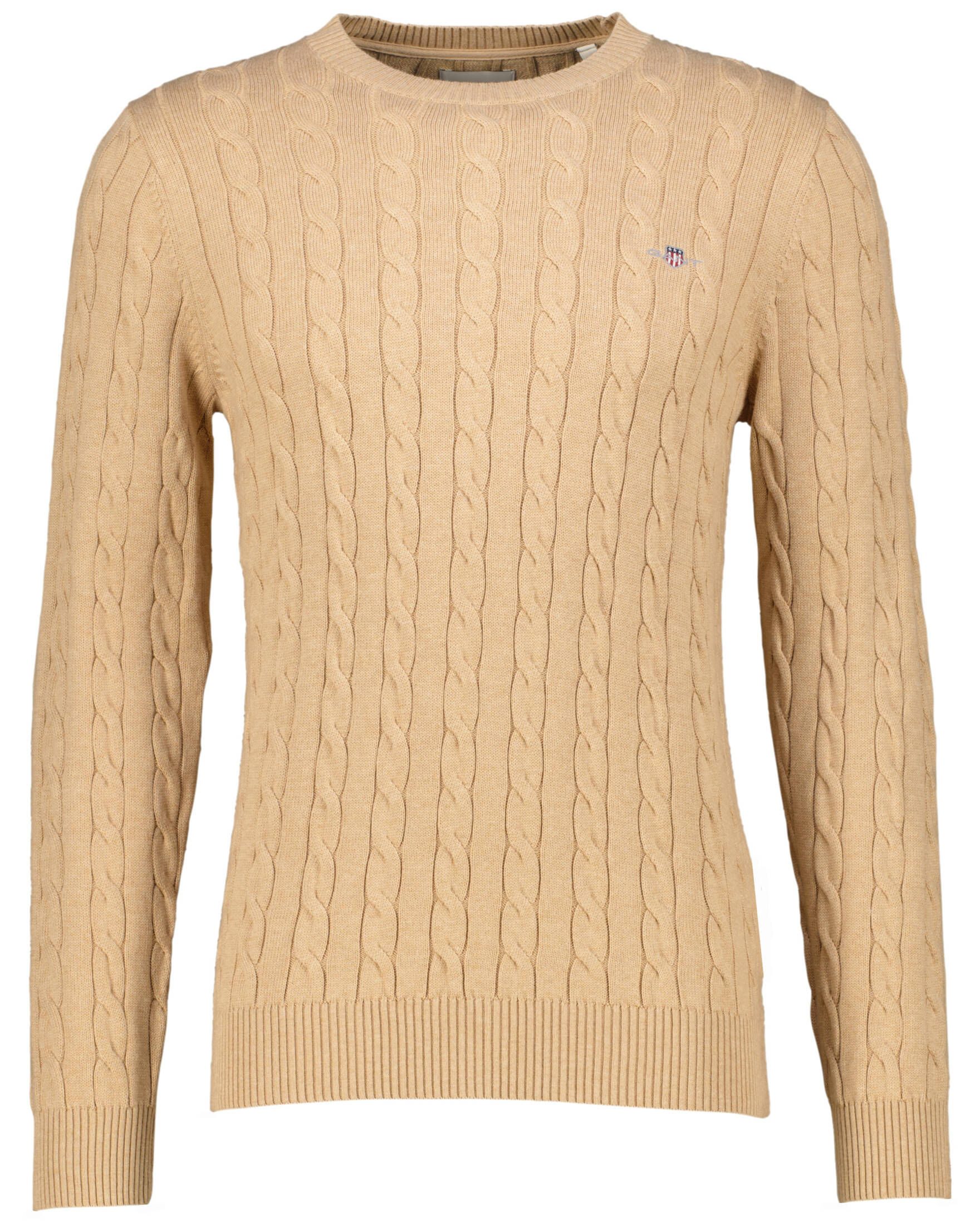 Strickpullover Herren Strickpullover COTTON CABLE NECK