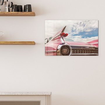 DEQORI Magnettafel 'Der 59er Cadillac', Whiteboard Pinnwand beschreibbar