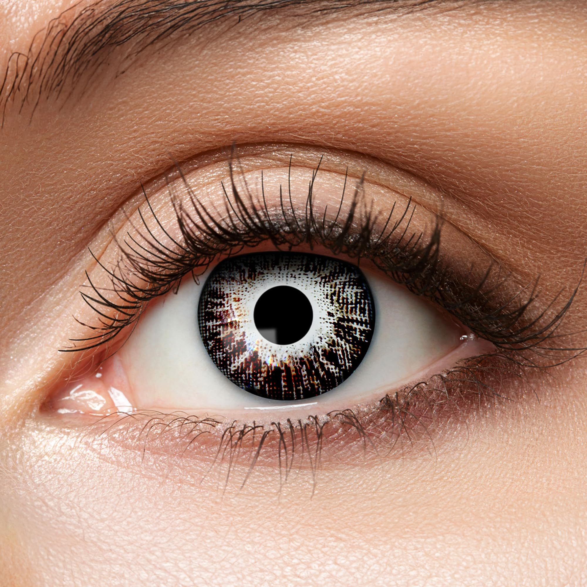 Zoelibat Kostüm Zoelibat Eyecatcher 12 Monats-Kontaktlinsen Cosplay Fantasy, auffällige Farben für Horror, Gothic, Fantasy, Cosplay Fans