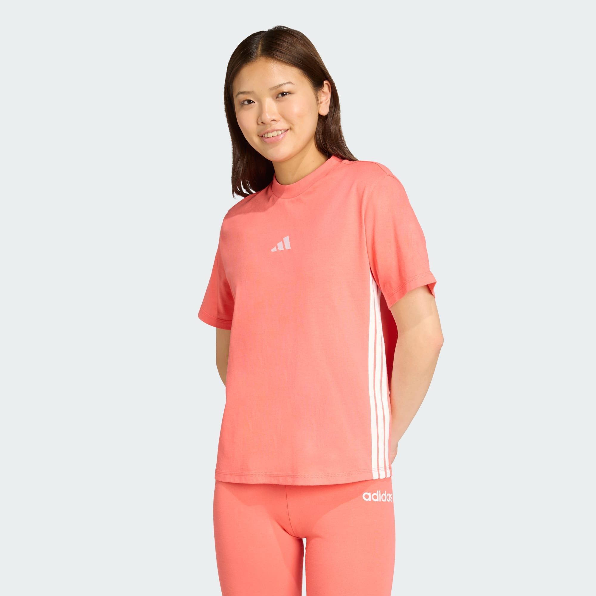 adidas Sportswear T-Shirt ESSENTIALS 3-STREIFEN COTTON T-SHIRT (1-tlg)
