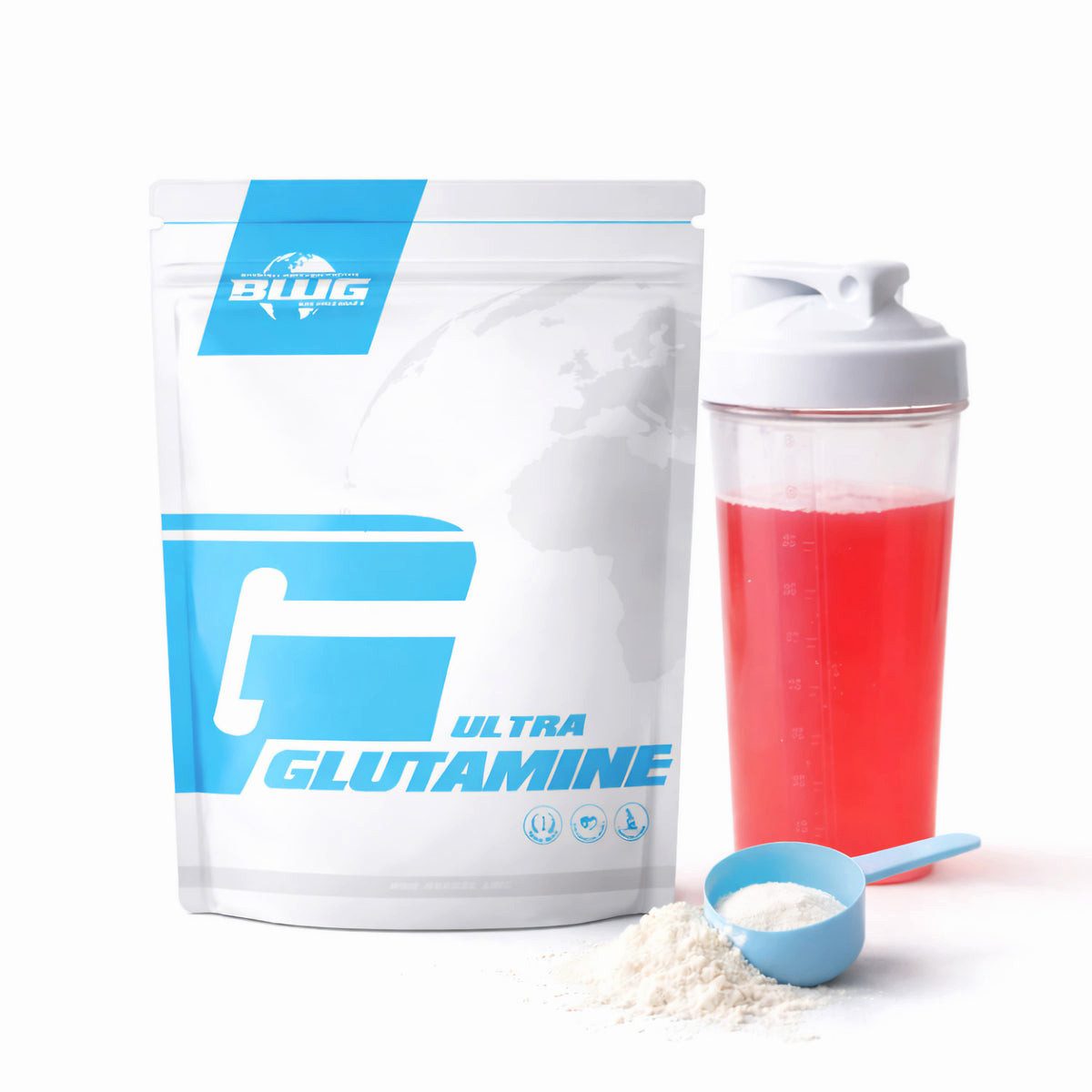 BWG BWG Ultra L-Glutamin + Vitamin B6 Pulver, 1 er 1000 g