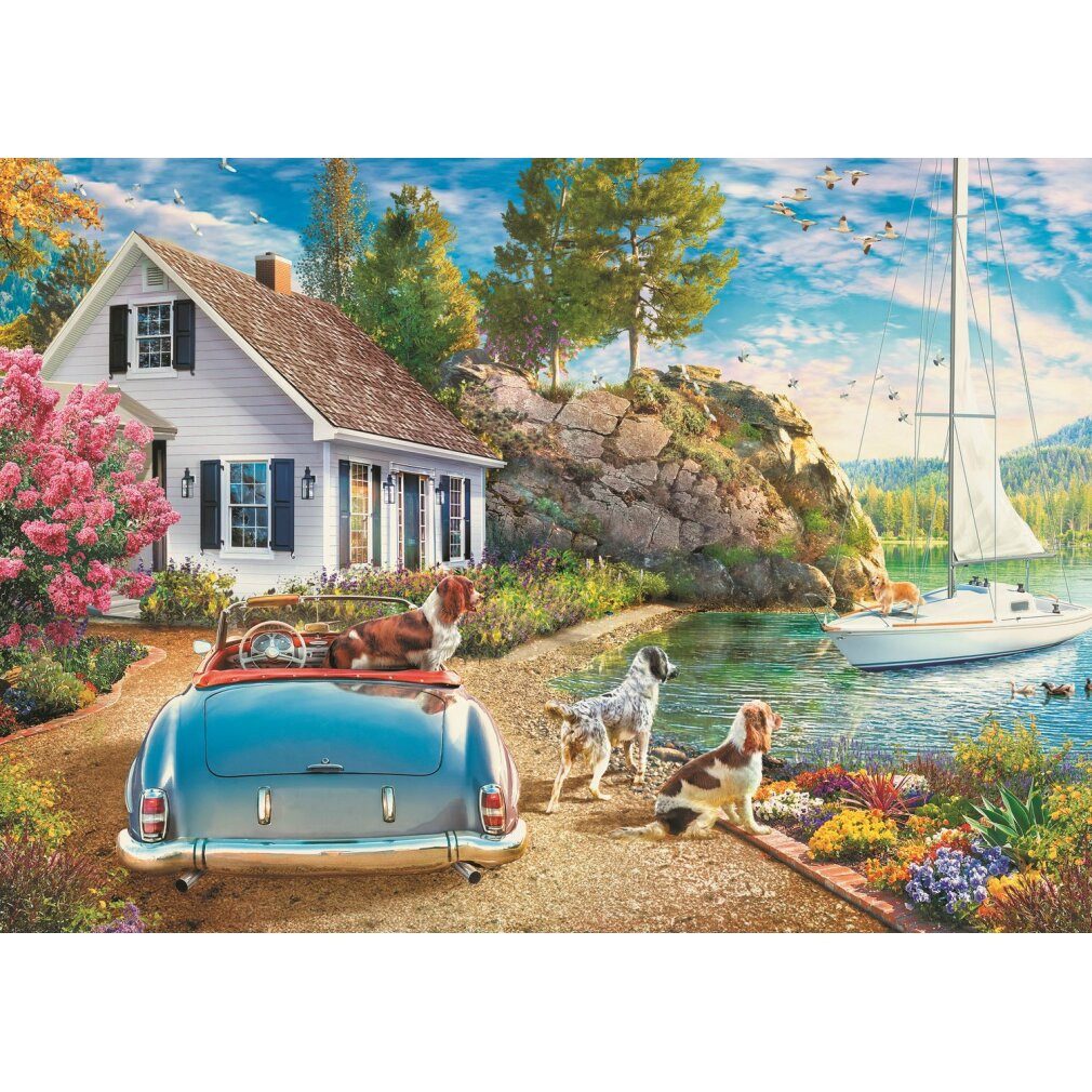 Trefl Puzzle Puzzle Ferienparadies 2000 Teile, Puzzleteile günstig online kaufen