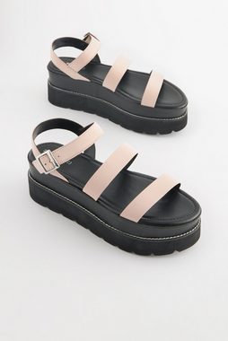 Next Forever Comfort® Flatform-Sandalen aus Leder Keilsandalette (1-tlg)