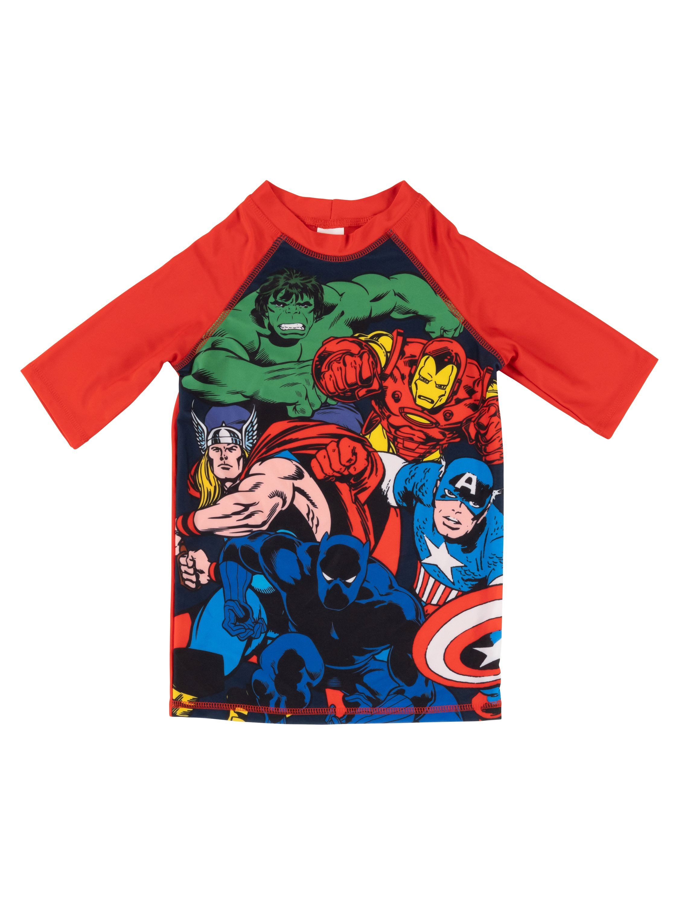 United Labels® Badeanzug Marvel The Avengers Schwimmset UV-Schutz 30 Badeanzug Zweiteiler – Bild 2 von 5