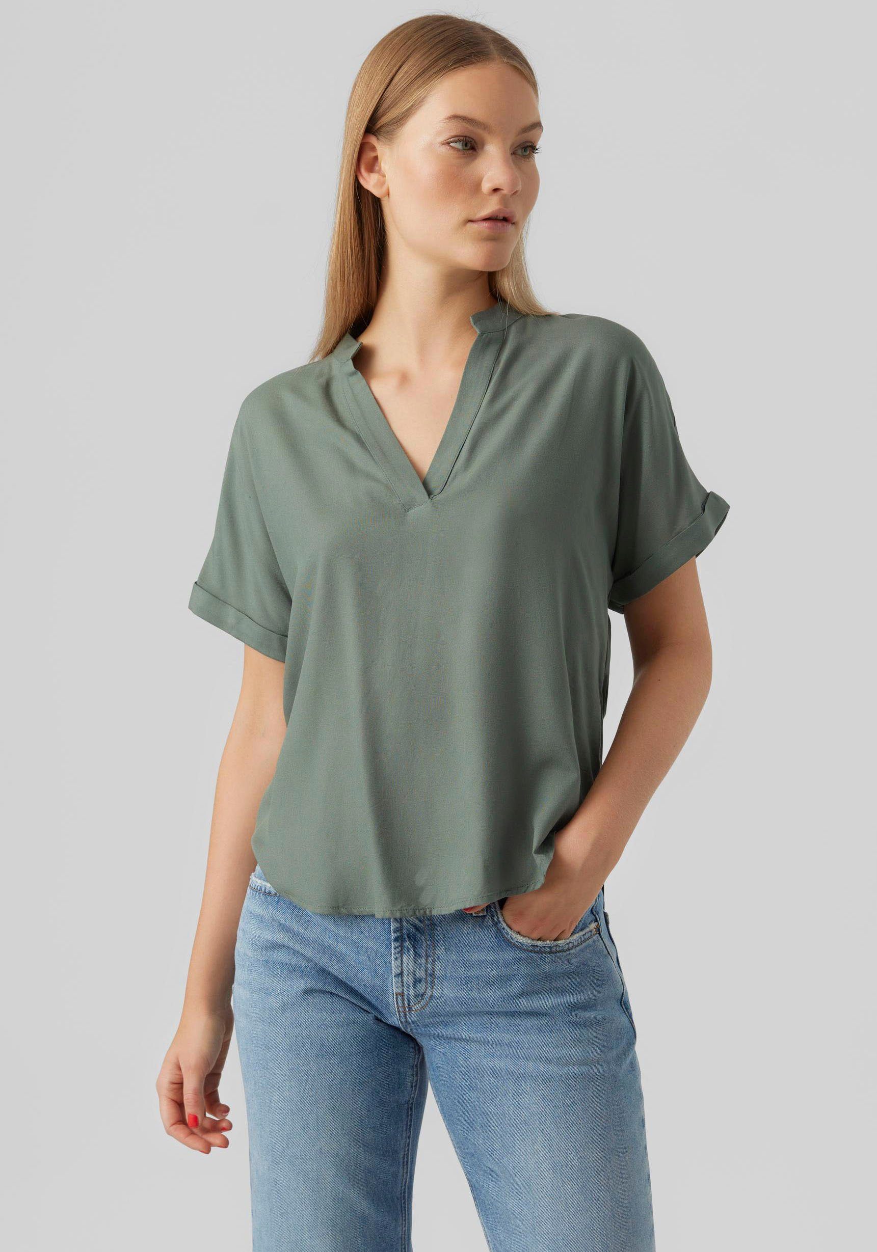 Vero Moda Shirtbluse VMBEAUTY SS TOP GA NOOS Viskose, regular fit günstig online kaufen