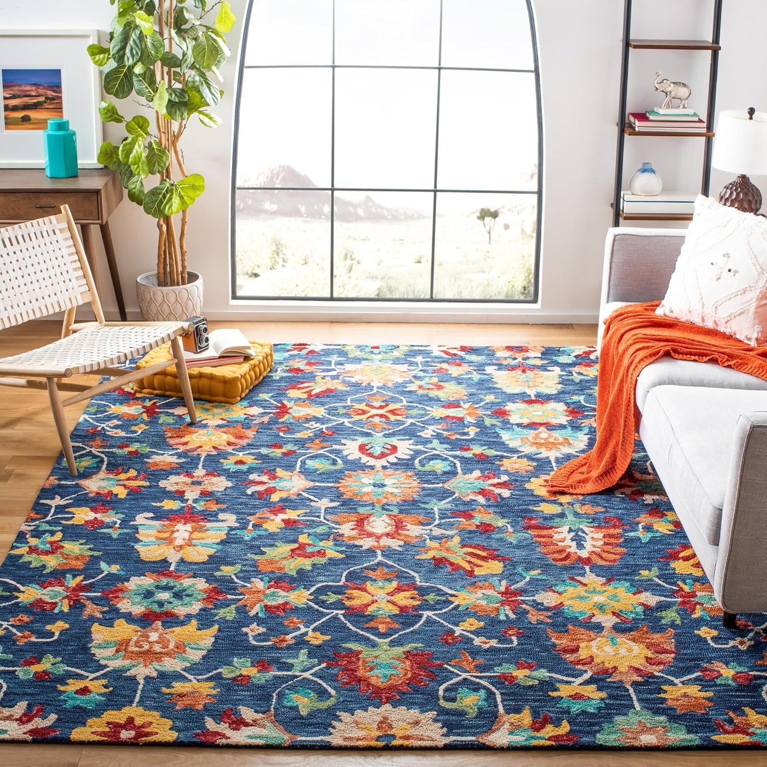 Ready Rugs Designteppich Loop-Teppichkollektion Blau Multi