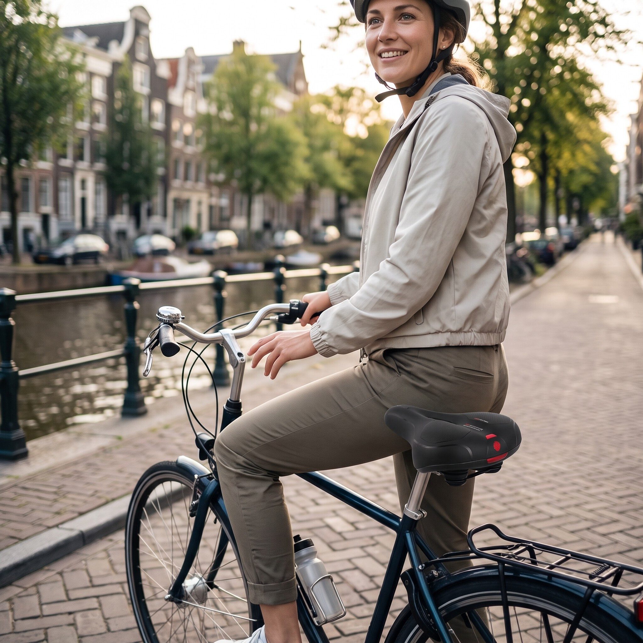 GARRYFIZH Fahrradsattel Fahrradsattel,Mountainbike Sattel Atmungsaktiv Fahrrad Sattel, Komfortabel,Stoßdämpfend,für Mountainbikes und Rennräder
