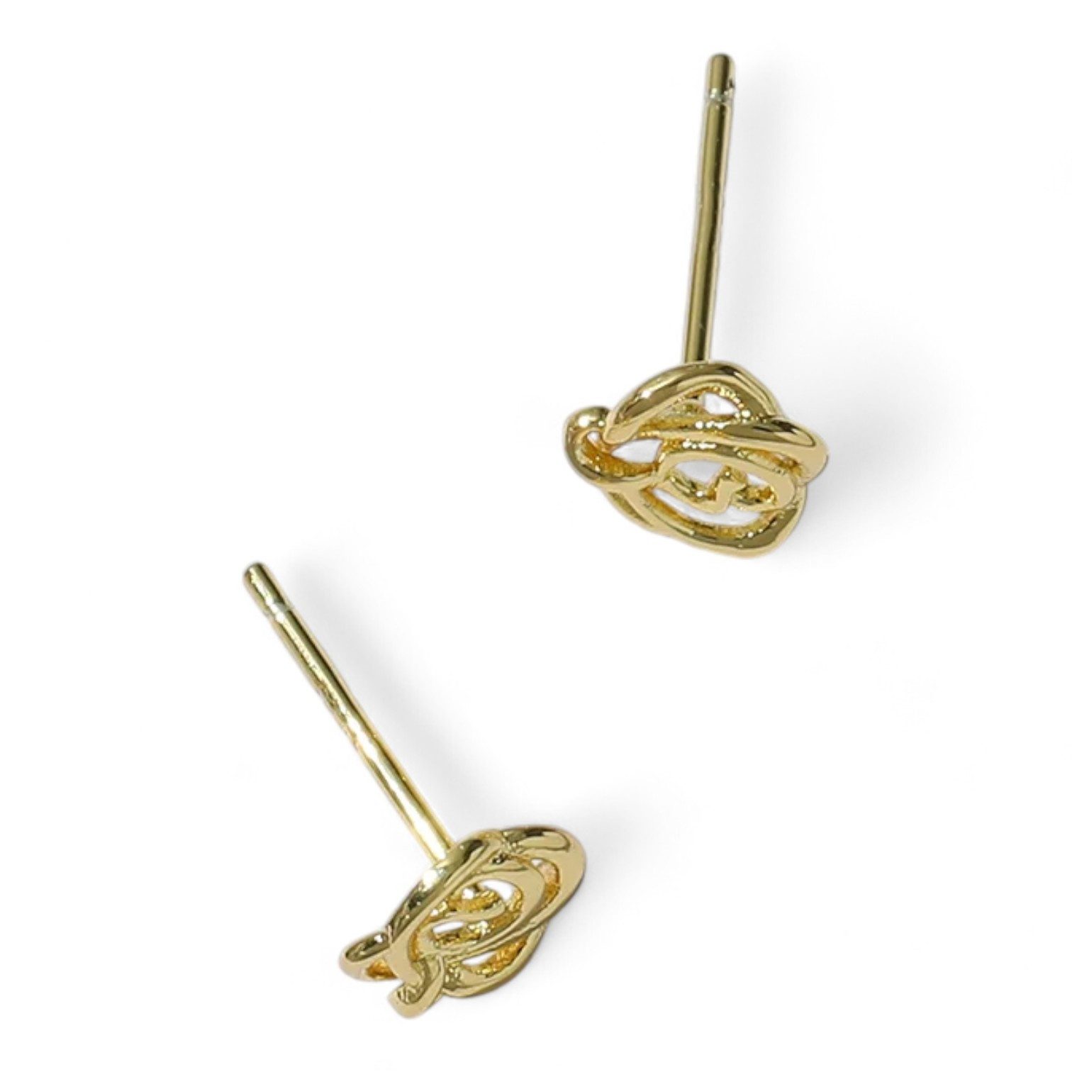 Paar Ohrstecker Süße Ohrstecker Rose Gold o. Silber Frühlingsblume