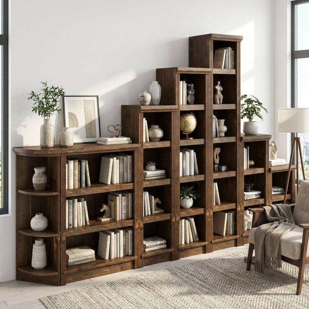 OTTO home Standregal Riga Bücherregal Regal Breite/Tiefe 40/29 cm, aus massiver Kiefer, FSC®-zertifiziert – Bild 2 von 5