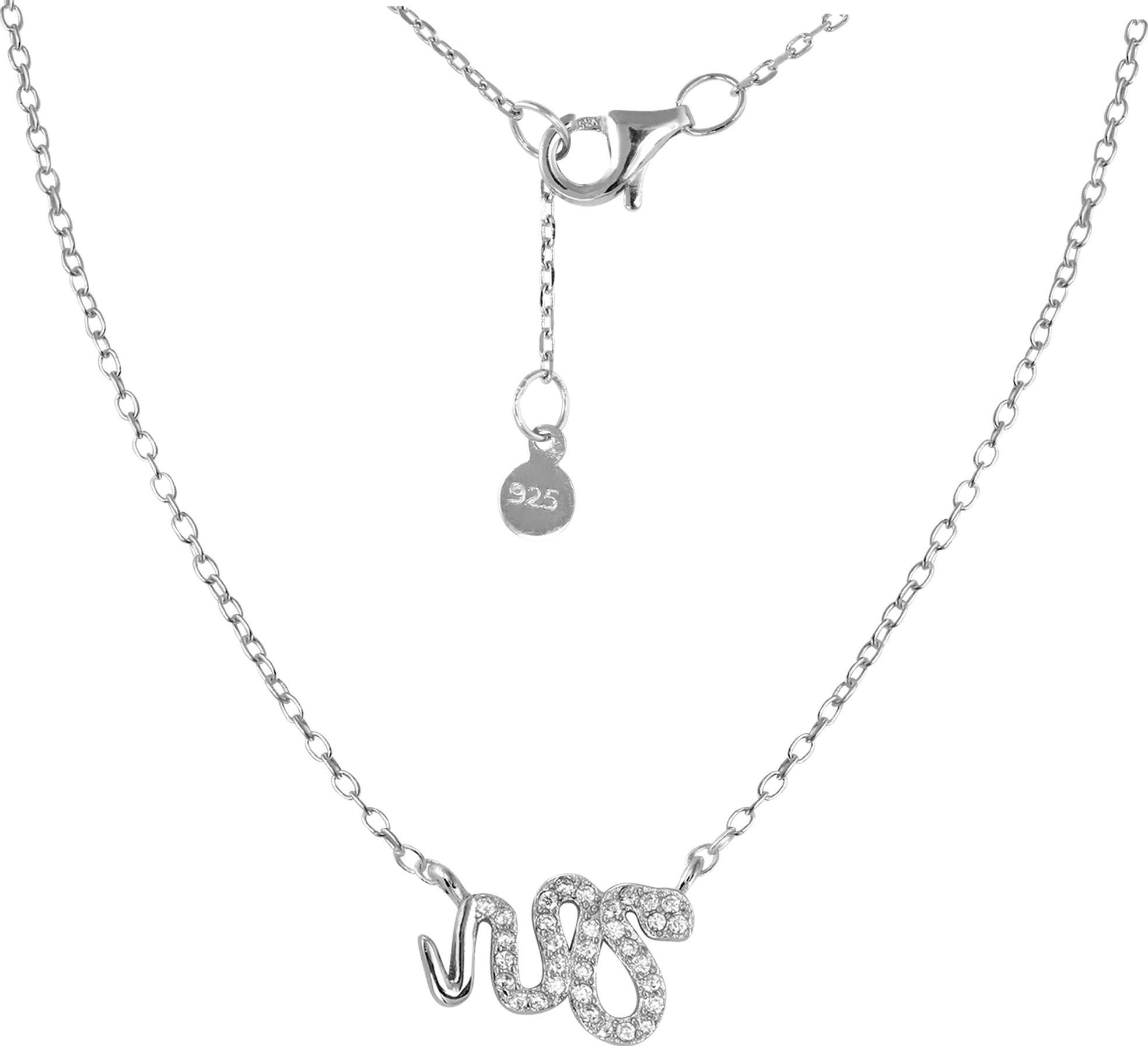 SilberDream Silberkette SilberDream Zirkonia Schlange Halskette (Halskette) günstig online kaufen