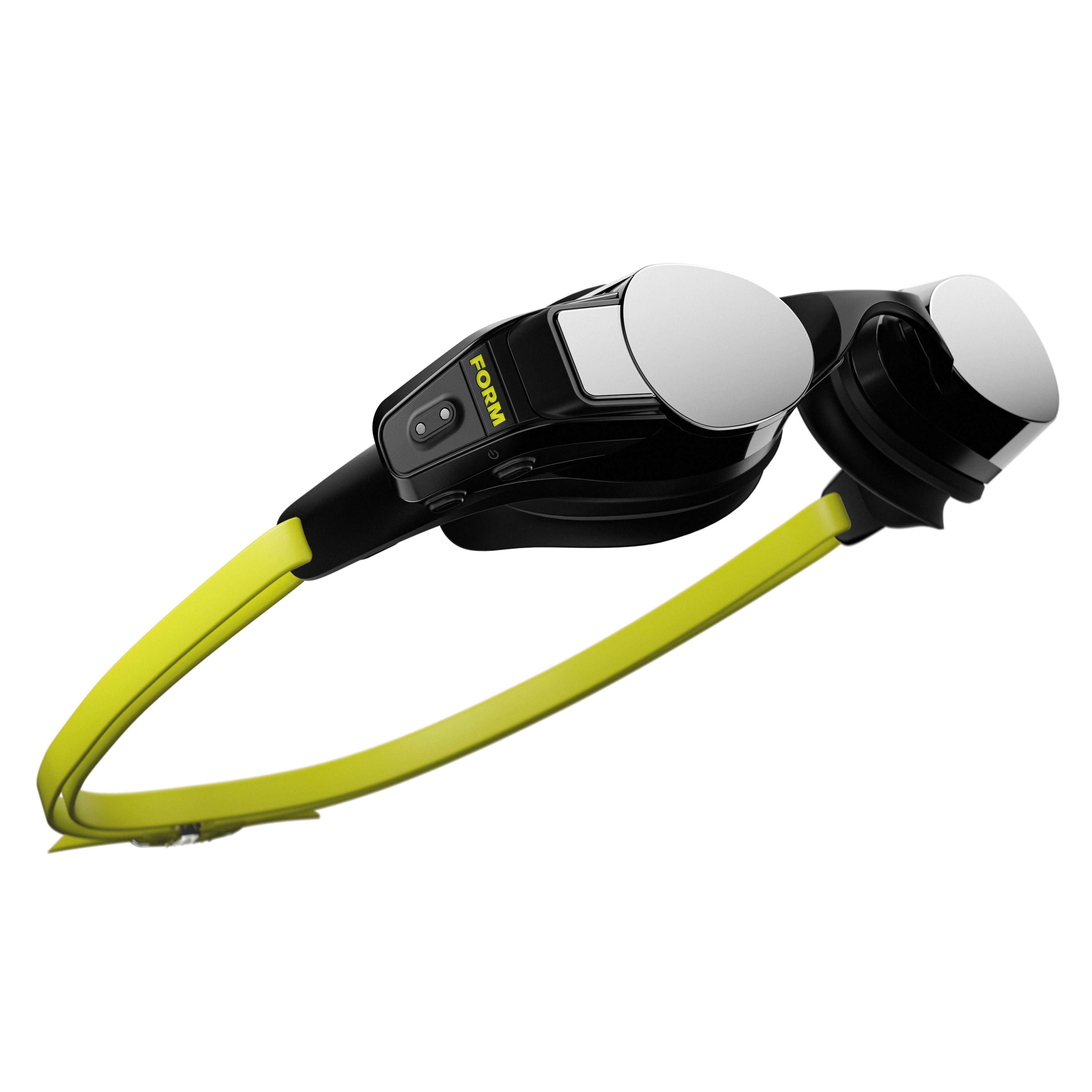 Form Schwimmbrille Form Smart Swim 2, (1-St), Patentiertes Augmented-Reality-Display, Anti Beschlag Beschichtung