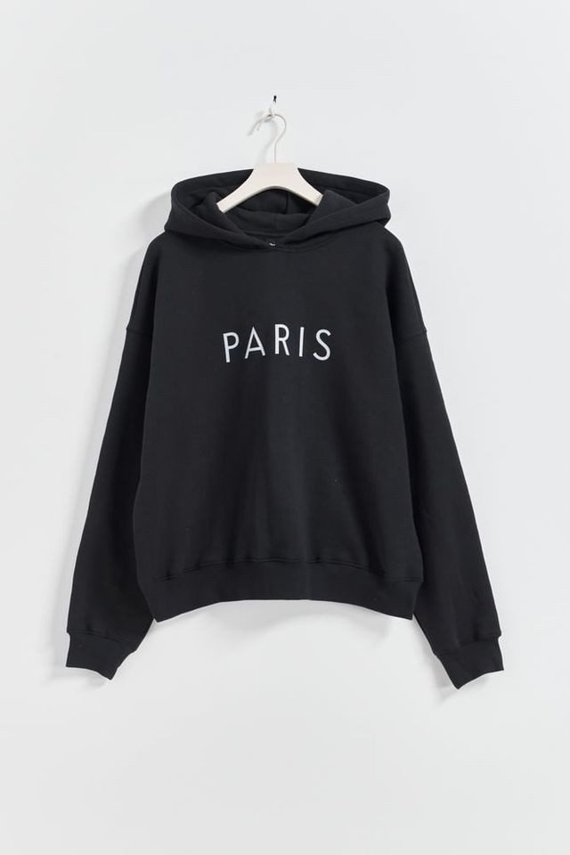 Gina Tricot Hoodie - Hoodie mit Print - Paris Druck - Oversize Hoodie