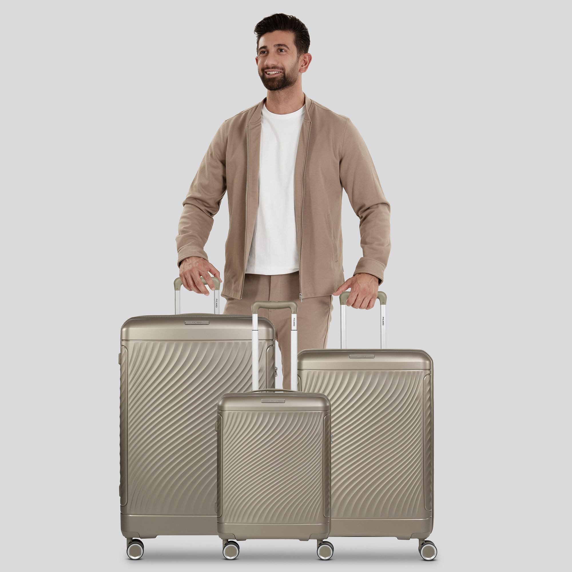 Picard Trolleyset Vienna, 4 Rollen, (3-teilig, 3 tlg), Polypropylen